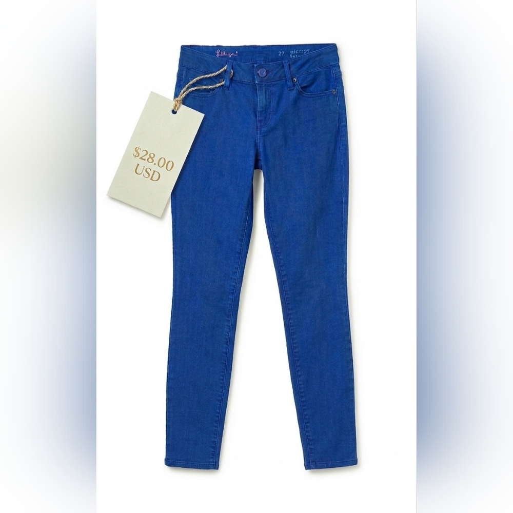 Lilly Pulitzer Cobalt Blue Skinny Jeans